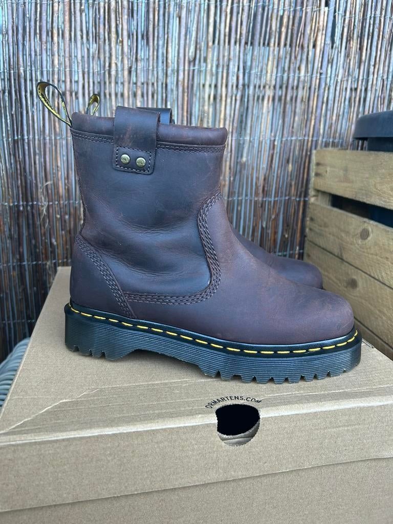 Dr. Martens anistone lo maat 38 bruin Bex, Ophalen of Verzenden, Zo goed als nieuw, Bruin
