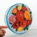 vintage BLIK English Roses rozen retro brocante romantisch, Verzamelen, Blikken, Ophalen of Verzenden, Gebruikt, Koek(jes), Overige merken