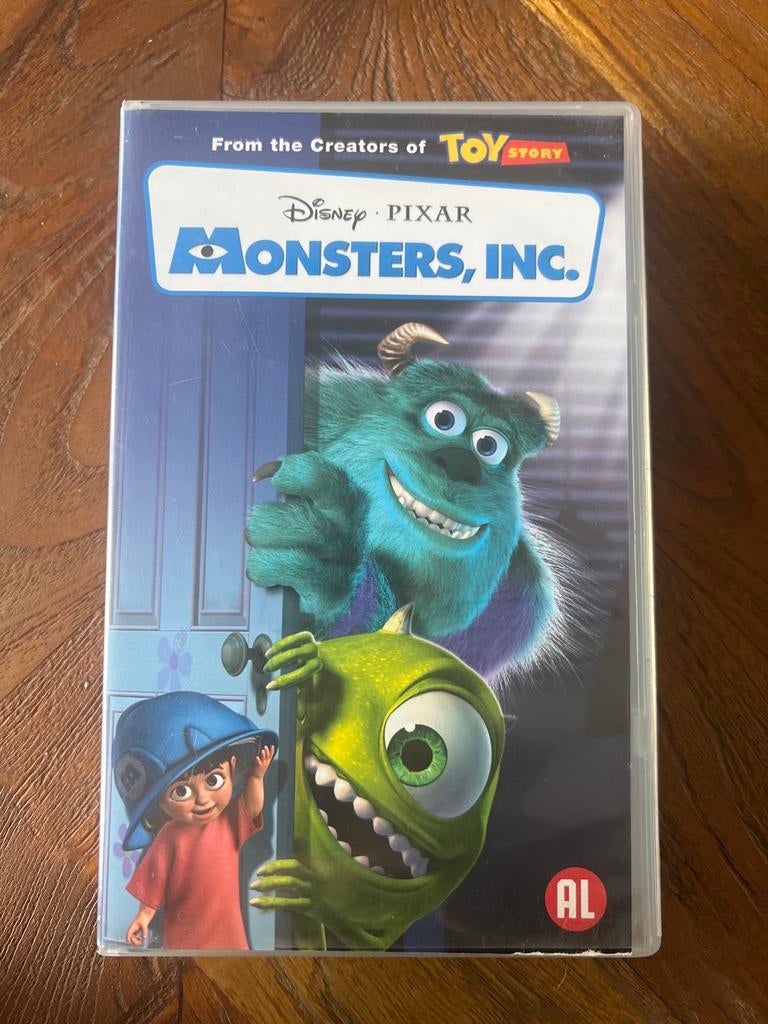 Disney Pixar Monsters, Inc. VHS, Alle leeftijden, Ophalen of Verzenden, Gebruikt, Overige genres