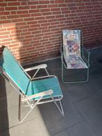Twee klapstoelen gratis af te halen ,gratis, Tuin en Terras, Tuinstoelen, Ophalen, Gebruikt, Aluminium, Inklapbaar