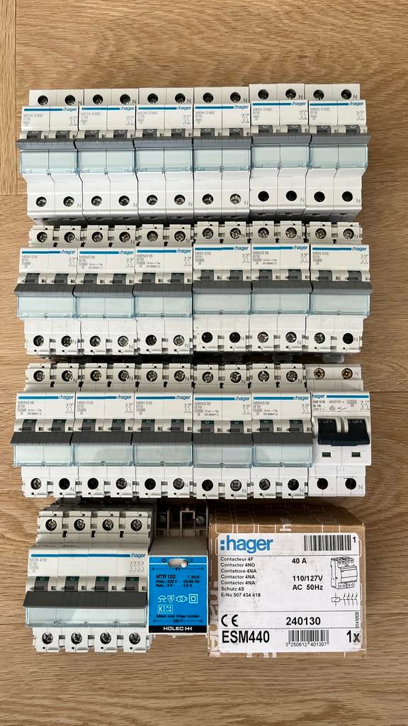 Hager Groepenkast Componenten, Ophalen of Verzenden, Gebruikt, Schakelaar