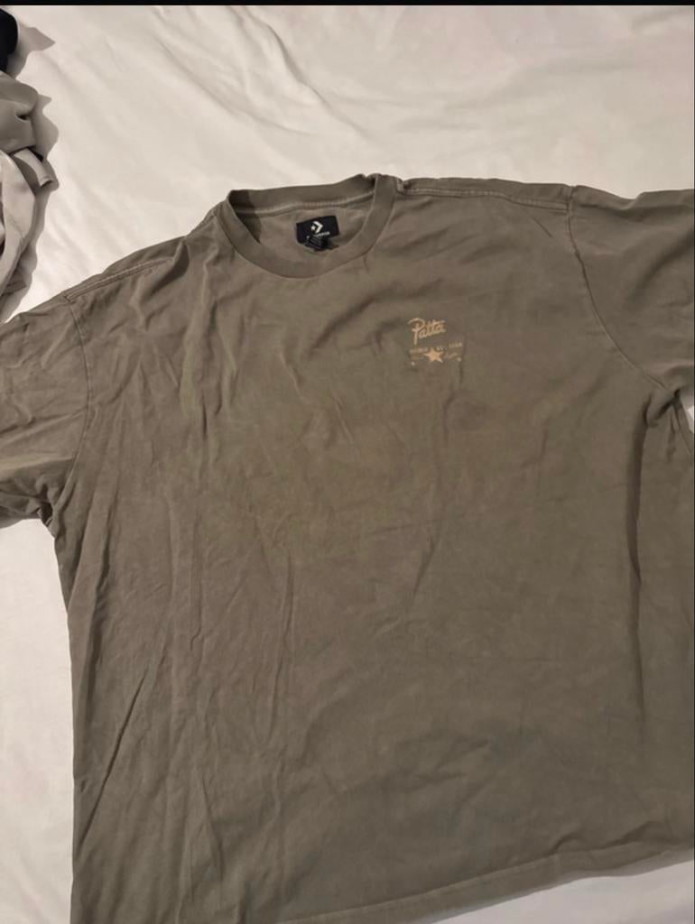 Patta X Converse T-shirt, Ophalen of Verzenden, Gedragen, Overige maten, Groen
