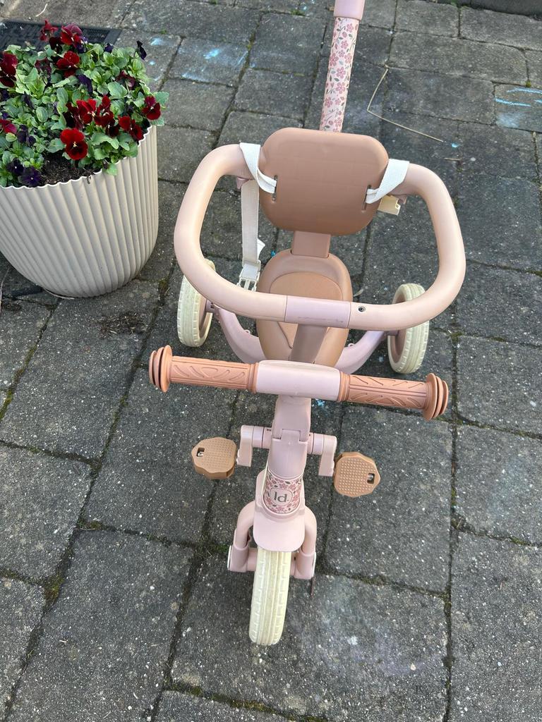 Allecto Plus - Kinderfiets duwstang voor lange afstanden in het zwart | bol