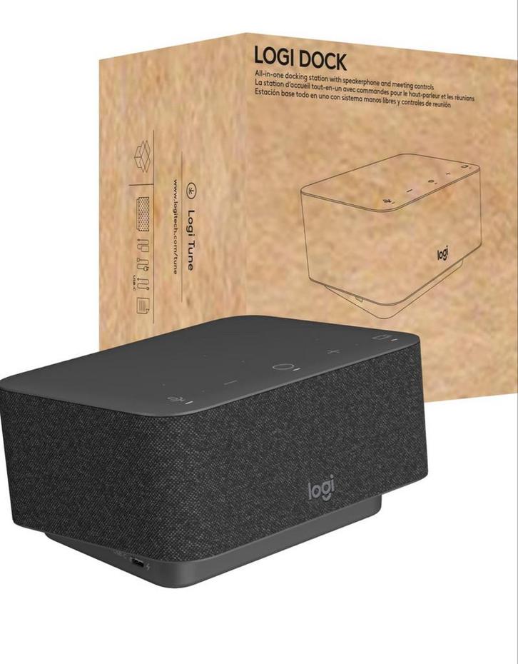 Nieuwe Logitech Logi Dock USB Hub 986-000020, Computers en Software, Dockingstations, Nieuw, Docking station, Laptop, Ophalen of Verzenden