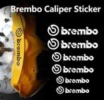 Brembo remklauw stickers (6 stuks) OEM Zwart / Wit / Rood, Ophalen of Verzenden, Nieuw, Overige automerken