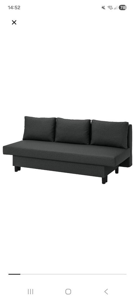 Slaapbank van ikea, Ophalen, Zo goed als nieuw, Tweepersoons, 140 cm