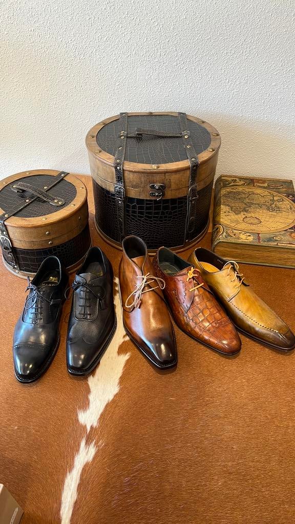 Harris italiaanse herenschoenen maat 7,5- 41,5, Kleding | Heren, Schoenen, Ophalen of Verzenden, Nieuw, Overige kleuren