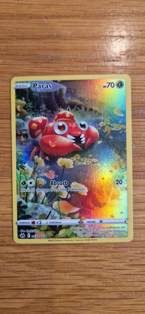 Paras GG32/GG70 CRZ, Ophalen of Verzenden, Zo goed als nieuw, Losse kaart, Foil