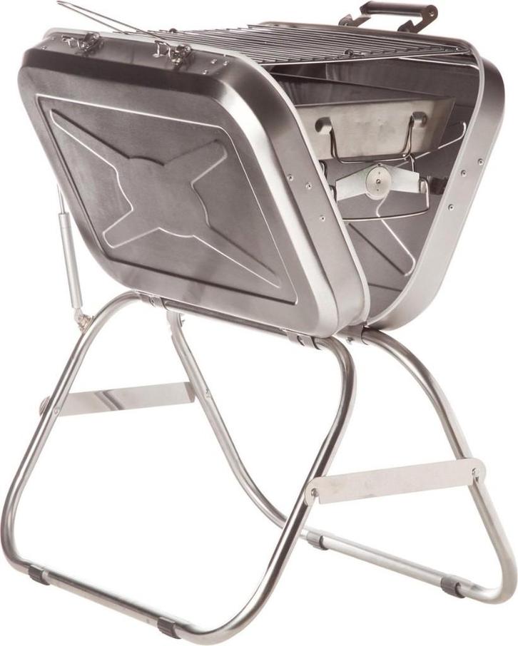 BBQ Cosy&Trendy Travel BBQ Roestvrijstaal nieuw, Tuin en Terras, Houtskoolbarbecues, Nieuw, Ophalen of Verzenden