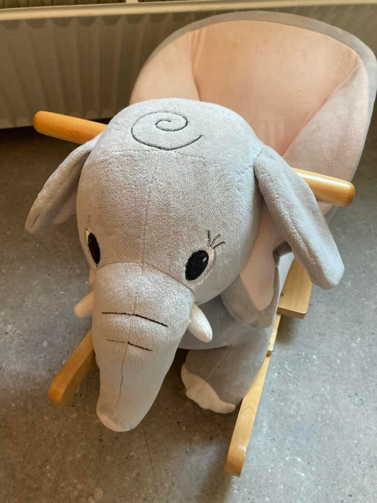 Schattige Olifant Schommelstoel/ Hobbelpaard voor Kinderen, Ophalen, Gebruikt