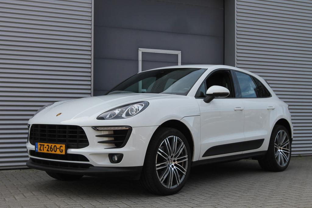 Porsche Macan 2.0 I Aut. I Navi I Leder (bj 2017, automaat), Automaat, 4 cilinders, Wit, Bedrijf