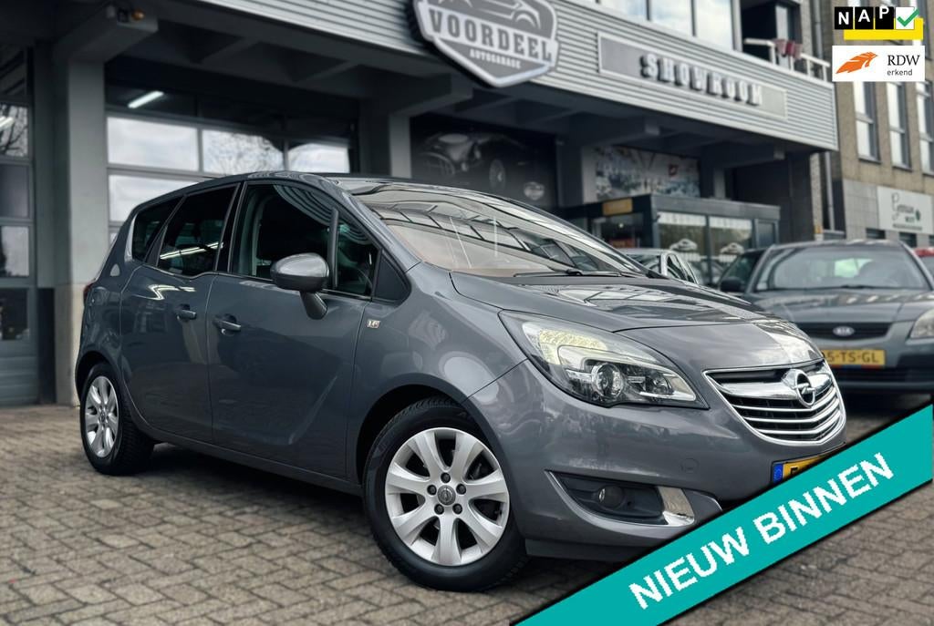 Opel Meriva 1.4 Turbo Cosmo | NAVI | XENON | LEDER | AIRCO |, Auto's, Opel, Voorwielaandrijving, Gebruikt, 4 cilinders, Bedrijf