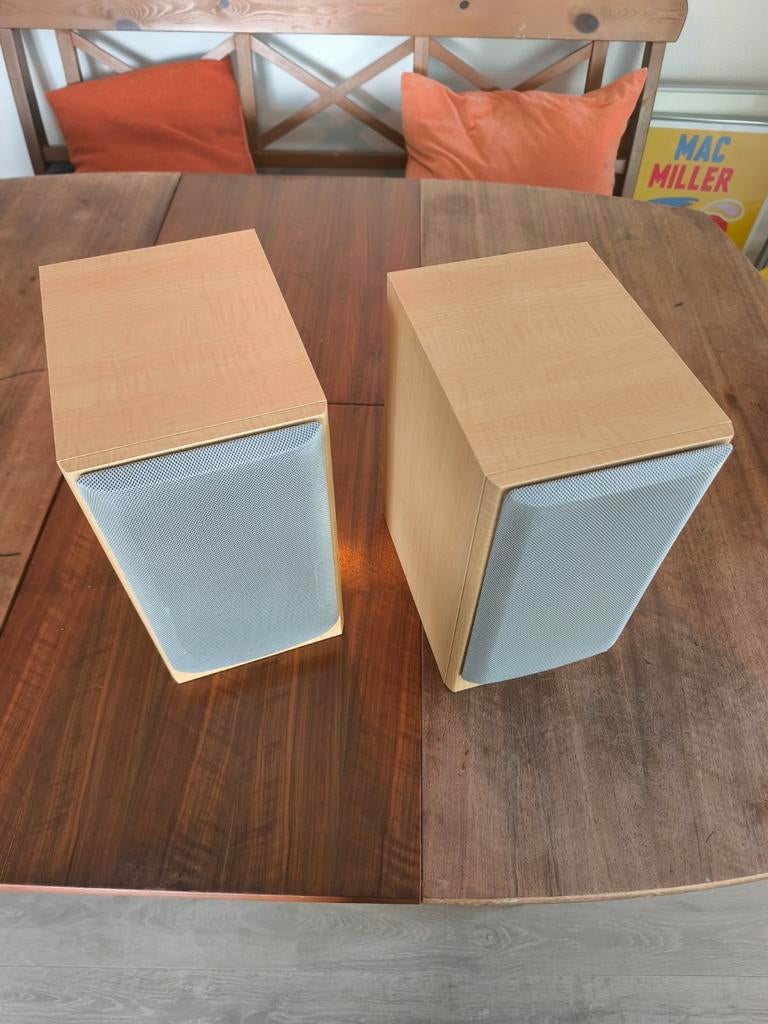 Tannoy Mercury MX1 Light Maple – Boekenplank Speakers (set), Ophalen of Verzenden, 60 tot 120 watt, Front, Rear of Stereo speakers