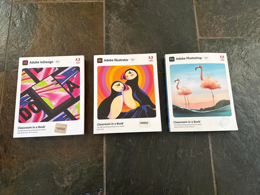 Adobe Classroom in a Book: InDesign, Illustrator, Photoshop, Ophalen of Verzenden, Zo goed als nieuw, Overige niveaus