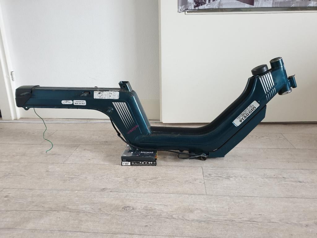 Vespa Si frame met blauw kenteken Piaggio snorfiets, Ophalen, Gebruikt, Maximaal 25 km/u