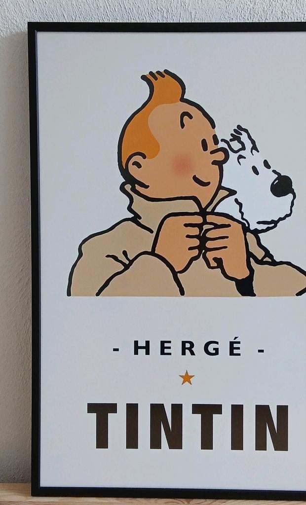 TinTin Art_Poster in Lijst, (Kuifje), Ophalen, Rechthoekig Staand, Nieuw, A1 t/m A3