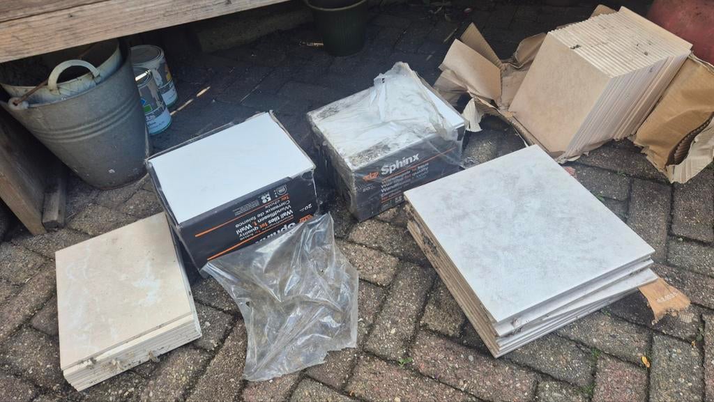 Restpartij tegels, gratis afhalen, Ophalen of Verzenden