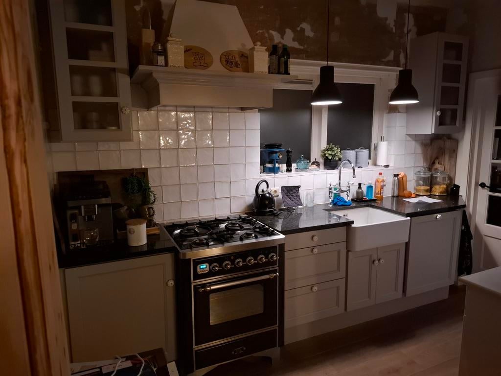 Landelijke keuken., Huis en Inrichting, Keuken | Complete keukens, Gebruikt, Graniet of Steen, Enkelwandige keuken, Ophalen of Verzenden