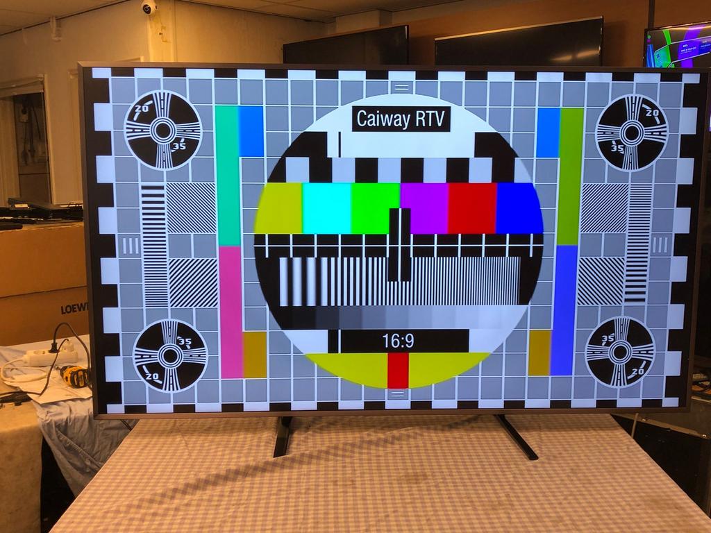 Samsung 65 inch monitor met nieuwe ledstrips, Ophalen, Gebruikt, Samsung, 100 cm of meer