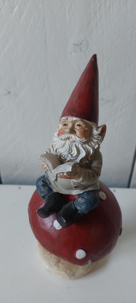 Vintage kabouter David de Kabouter? Paddestoel gnome dwergje, Verzamelen, Beelden en Beeldjes, Ophalen of Verzenden