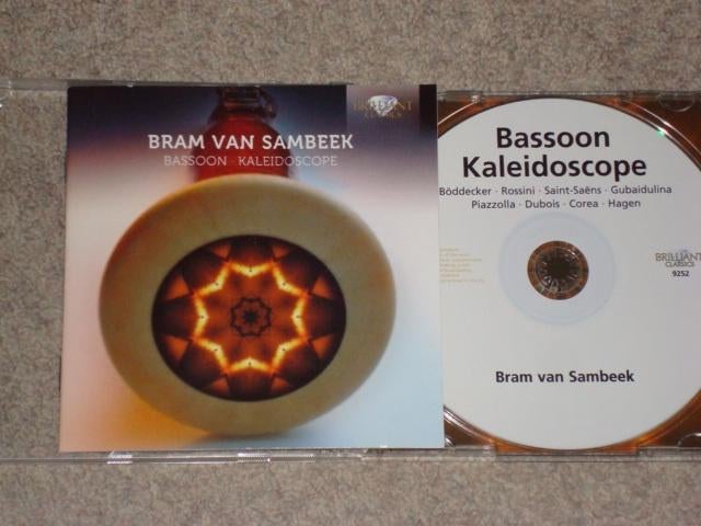 Bram van Sambeek..Bassoon Kaleidoscope..Sven Figee.., Cd's en Dvd's, Ophalen of Verzenden, Classicisme, Zo goed als nieuw, Kamermuziek