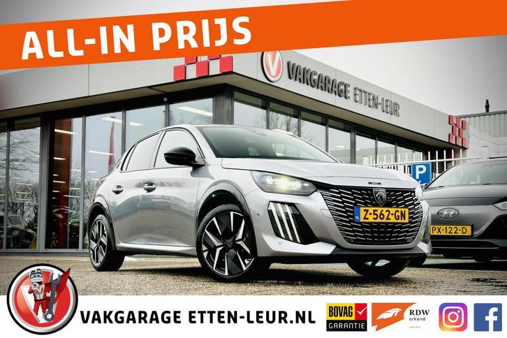 Peugeot 208 1.2 Turbo 100PK GT | CAMERA | CARPLAY + ANDROID, Auto's, Peugeot, Bedrijf, Te koop, ABS, Achteruitrijcamera, Airbags