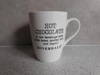 Mok 300 ml. Hot Chocolate Riverdale, Huis en Inrichting, Keuken | Servies, Ophalen of Verzenden, Zo goed als nieuw, Overige stijlen