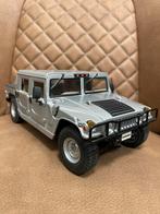 Hummer H1 Modelauto Zilver - Gedetailleerd Schaalmodel, Overige merken, Auto, -, Ophalen of Verzenden