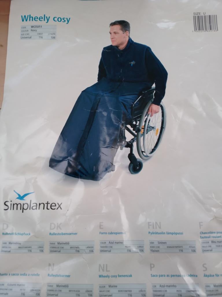 Benenzak voor in een rolstoel, Ophalen of Verzenden, Zo goed als nieuw