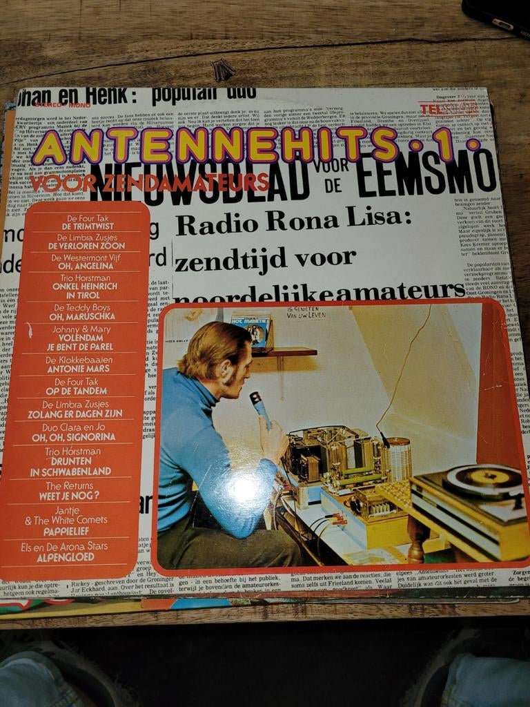 Top lp antennehits 1 voor zendamateurs, Ophalen of Verzenden, Zo goed als nieuw, Overige formaten, Levenslied of Smartlap