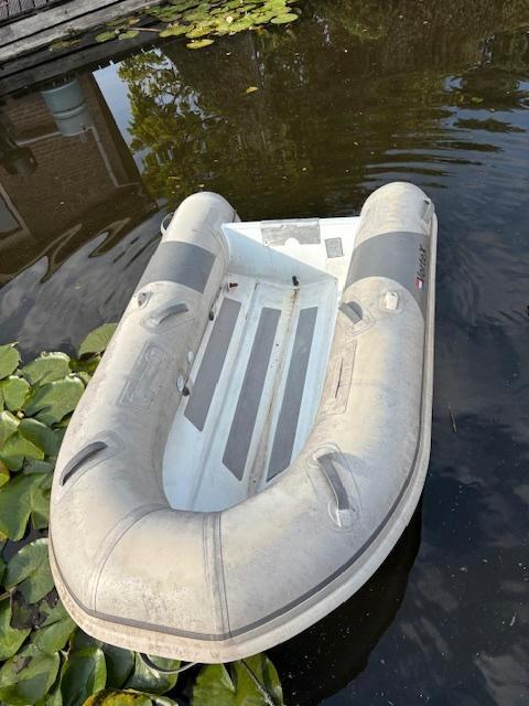 Rubberboot Rib 240 V bodem, Watersport en Boten, Rubberboten, Gebruikt, Overige merken, Aluminium, Minder dan 70 pk, Benzine, Ophalen