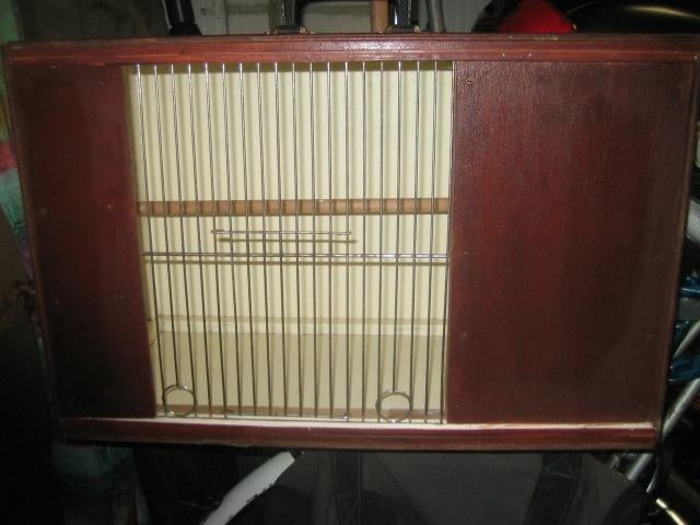 DRAAGBAAR VOGELKOOI, Dieren en Toebehoren, Vogels | Hokken en Kooien, Ophalen, Zo goed als nieuw, Hout, Vogelkooi