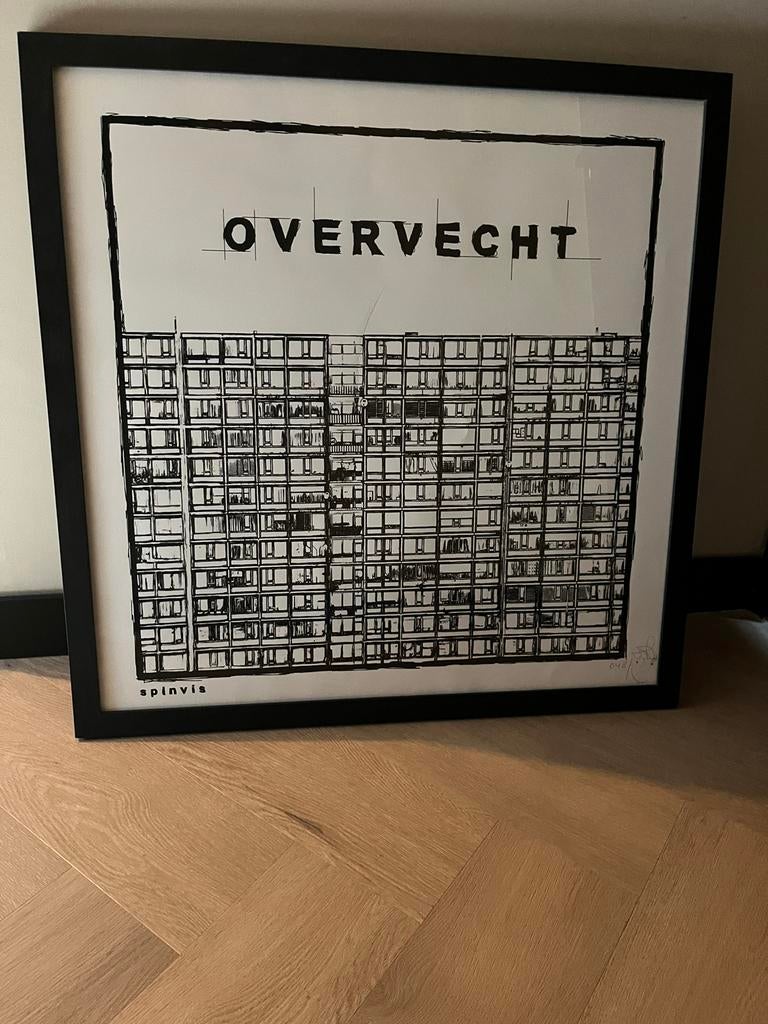 Spinvis poster zeldzaam!, Verzamelen, Posters, Ophalen of Verzenden, Zo goed als nieuw, A1 t/m A3