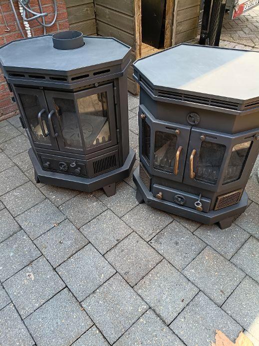 2 prachtige houtkachels RENY en BARBAS 450 en 500 euro, Huis en Inrichting, Kachels, Gebruikt, Vrijstaand, Houtkachel, Hout, Ophalen