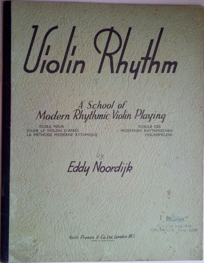 Violin Rhythm muziekboeken (set van twee), Gebruikt, Verzenden, Overige genres, Les of Cursus