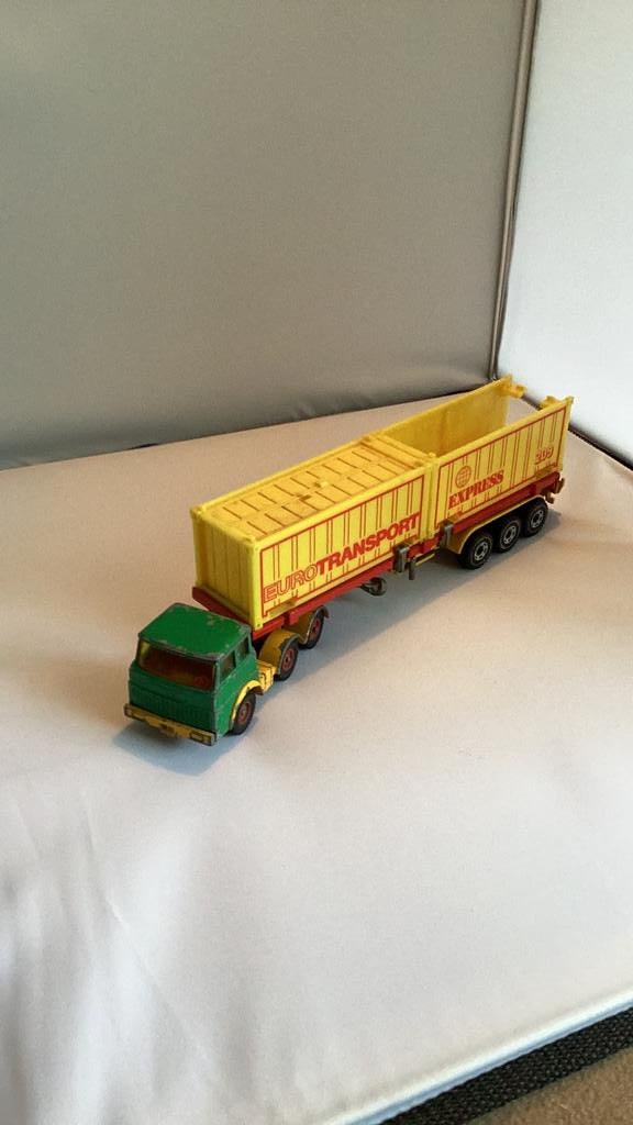 Siku container transport, Ophalen of Verzenden, Gebruikt, Hijskraan, Tractor of Landbouw, SIKU