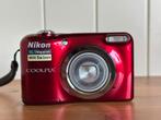 Nikon Coolpix A10 - Compacte Digitale Camera Rood, Audio, Tv en Foto, Fotocamera's Digitaal, Gebruikt, Compact, Ophalen of Verzenden