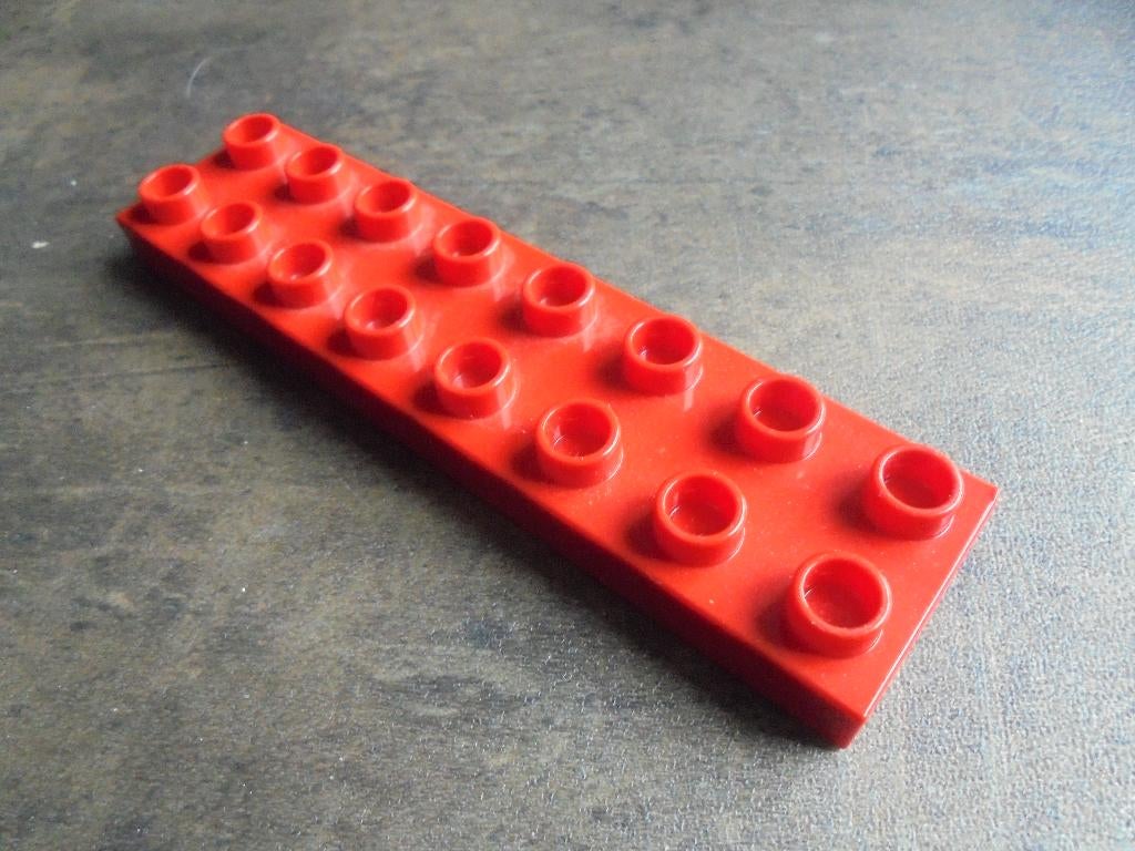 Lego Duplo Plate 2x8 (zie foto's) 8, Ophalen of Verzenden, Gebruikt, Losse stenen, Duplo