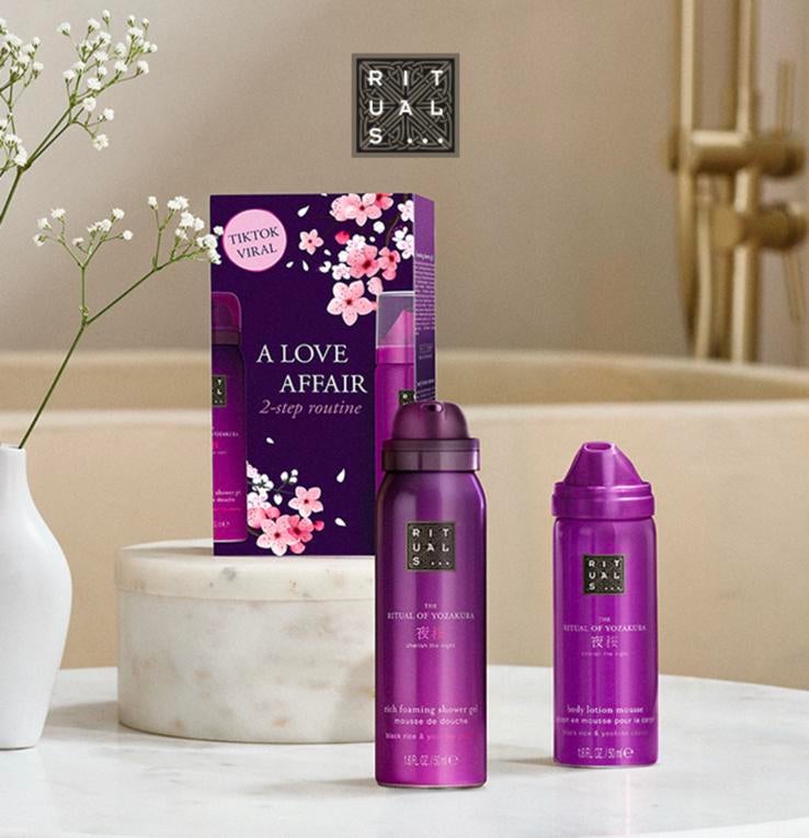 Rituals Yozakura travel setje 💜🎁 Nieuw!, Ophalen of Verzenden, Nieuw, Bad & Douche