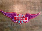 Triumph Wings auto motor vleugels vintage logo patch RARE, Ophalen of Verzenden, Nieuw, Motoren