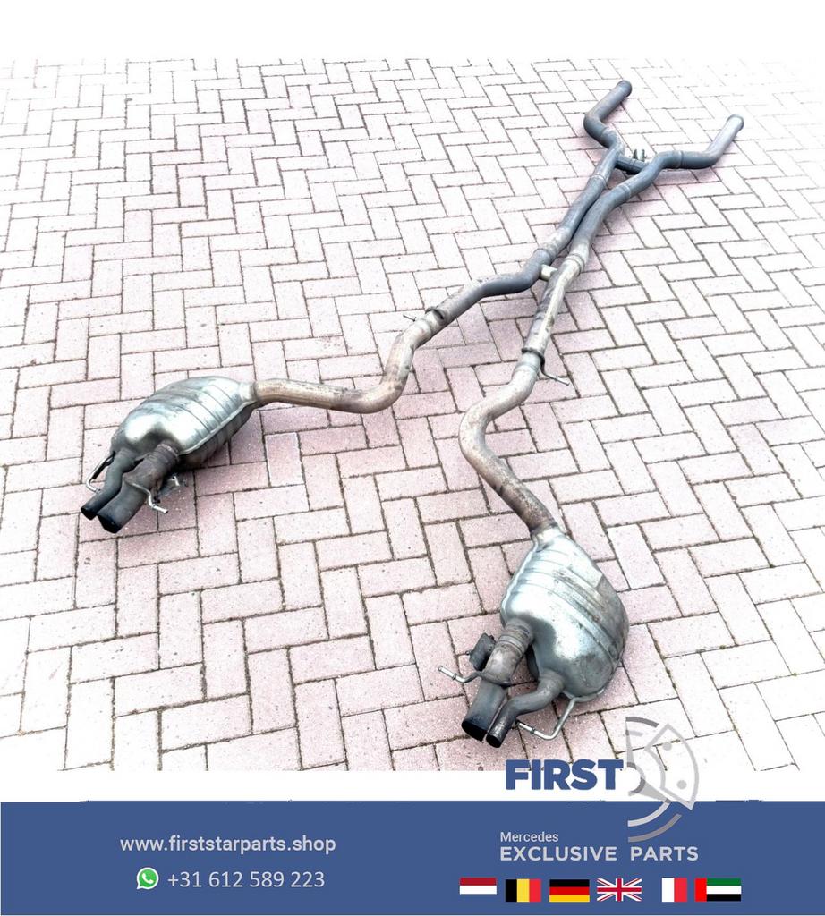 W213 E63 S AMG UITLAAT COMPLEET E KLASSE E63S PERFORMANCE ME, Auto-onderdelen, Uitlaatsystemen, Gebruikt, -, Ophalen of Verzenden