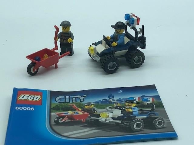 LEGO City Politie Quad - 60006, Compleet, Lego, Ophalen of Verzenden, Zo goed als nieuw