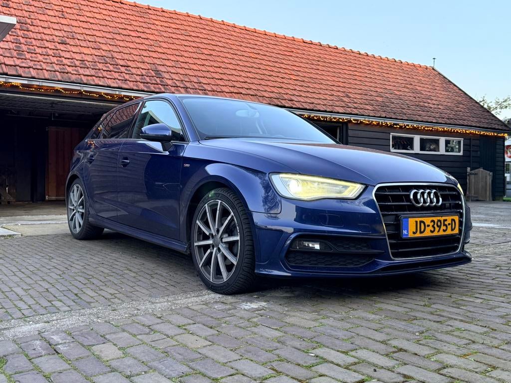 Audi A3 2.0 TDI 110KW Sportback AUT 2014 Blauw, Auto's, Audi, Euro 5, Stof, 1295 kg, 4 cilinders