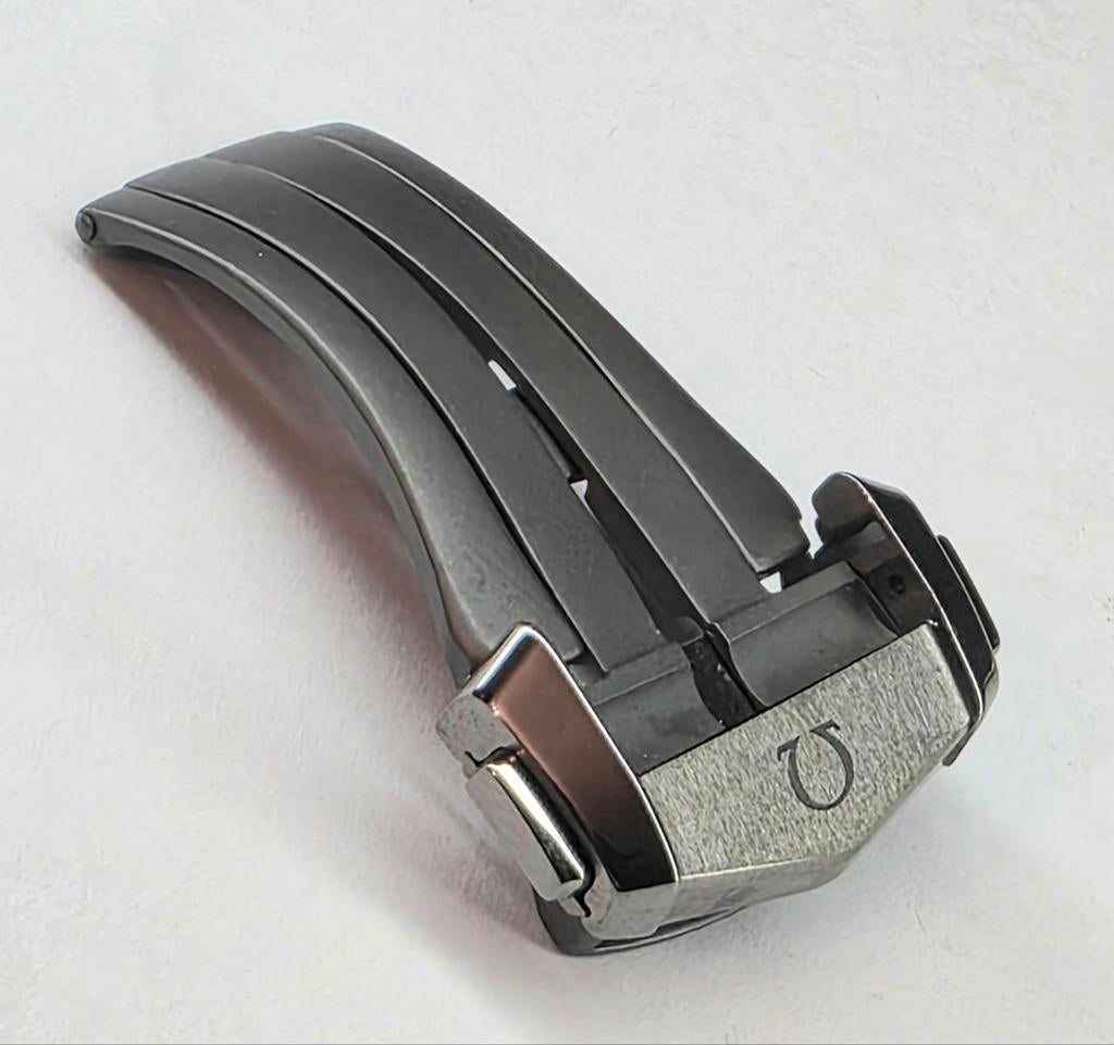 Omega 18 mm Titanium & Keramische Clip Sluiting, ., Ophalen of Verzenden, Zo goed als nieuw, Omega