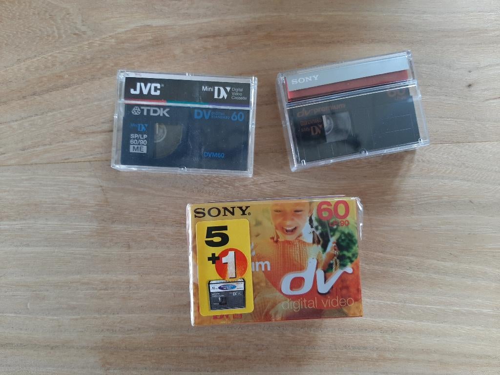 Mini DVD 60 DV digital video 5 stuks NIEUW Sony en JVC, Audio, Tv en Foto, Videocamera's Digitaal, Overige merken, Mini dv, 20x of meer
