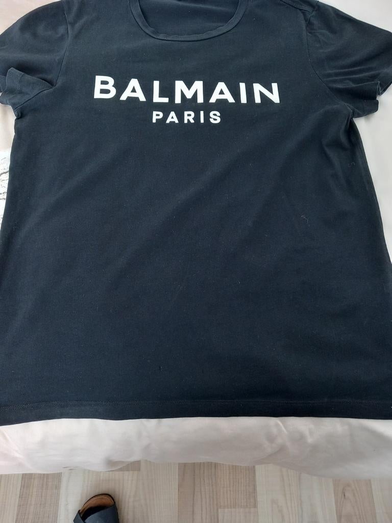 Zwart shirt Balmain Paris M, Maat 48/50 (M), Zwart, Nieuw, Ophalen of Verzenden