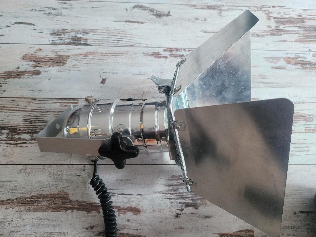 lamp, Ophalen of Verzenden, Zo goed als nieuw, Chrome uitstraling, Metaal