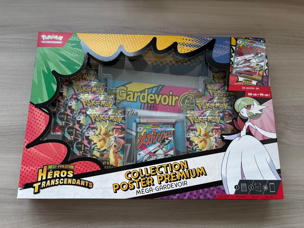 Mega Gardevoir EX Premium Poster Collection Box French, Ophalen of Verzenden, Zo goed als nieuw