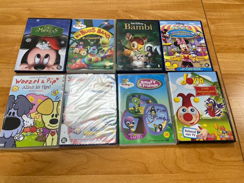 Verschillende kinder DVDs, Cd's en Dvd's, Dvd's | Kinderen en Jeugd, Zo goed als nieuw, Alle leeftijden, Ophalen