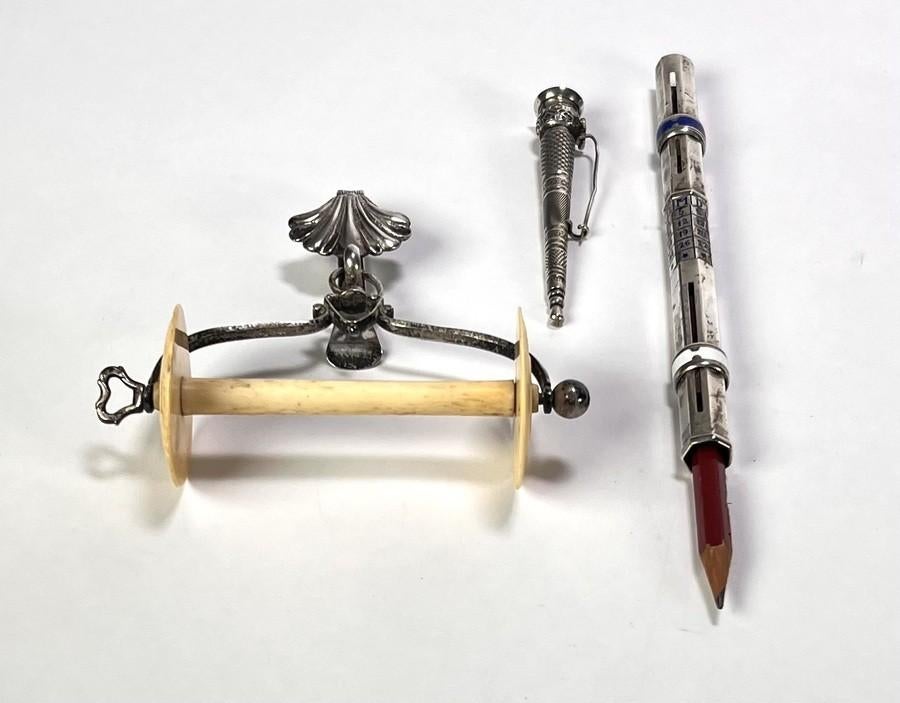 1352. Divers zilver en verzilverde voorwerpen, eind 19e eeuw, Antiek en Kunst, Antiek | Goud en Zilver, Ophalen of Verzenden, Zilver